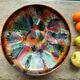 Ceramic fruit cup