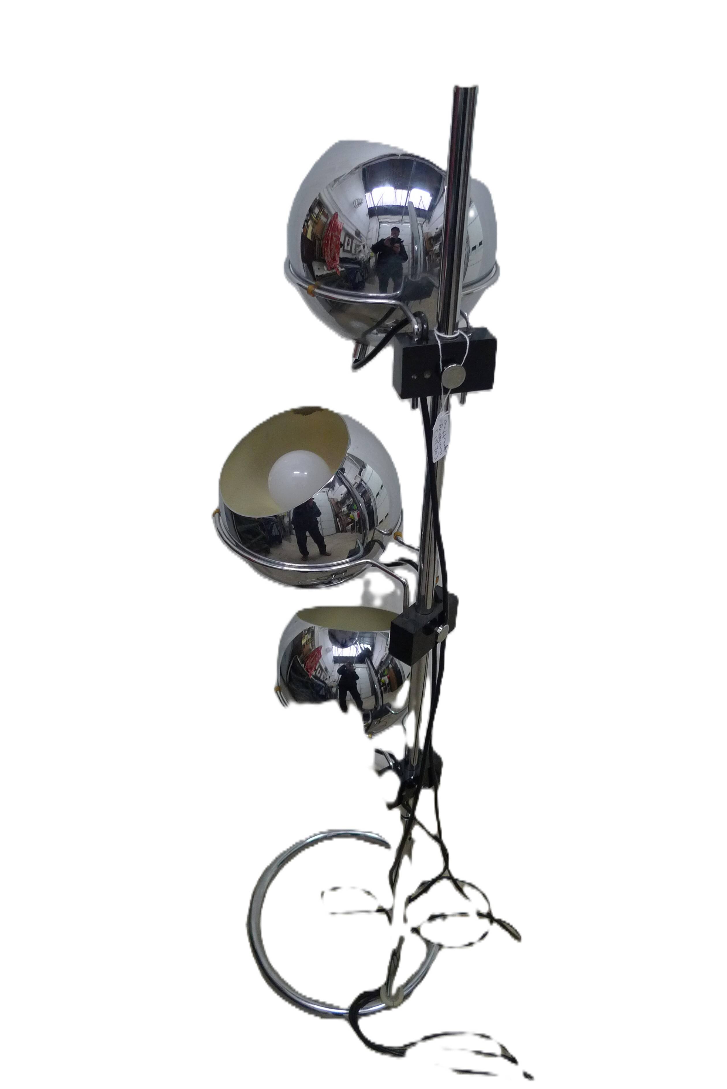 Reggiani vintage eye-ball floor lamp