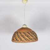 Two-tone rattan suspension