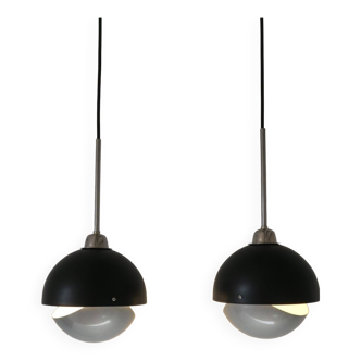 2 Dijkstra eclipse lamps, very rare. Dutch, 70s.