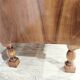 Walnut cylinder-roll-top secretary desk, 1970s.