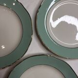 Assiettes à dessert vert menthe