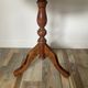 Side table or end table in solid wood with marquetry top.