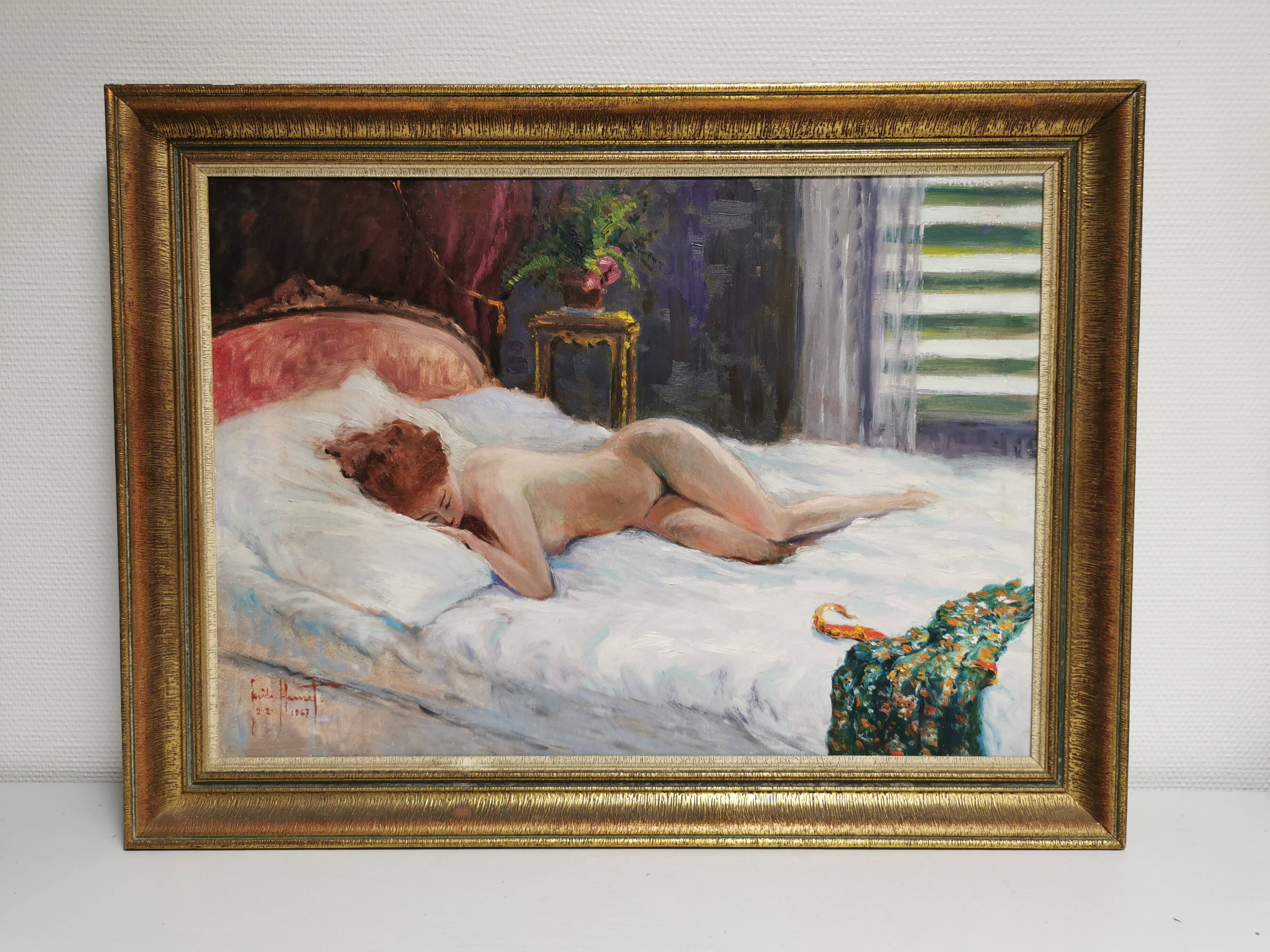 Oil on canvas by Guido Hanset 1967