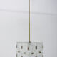 Glass Cube hanging for Kamenický Šenov, 1970s