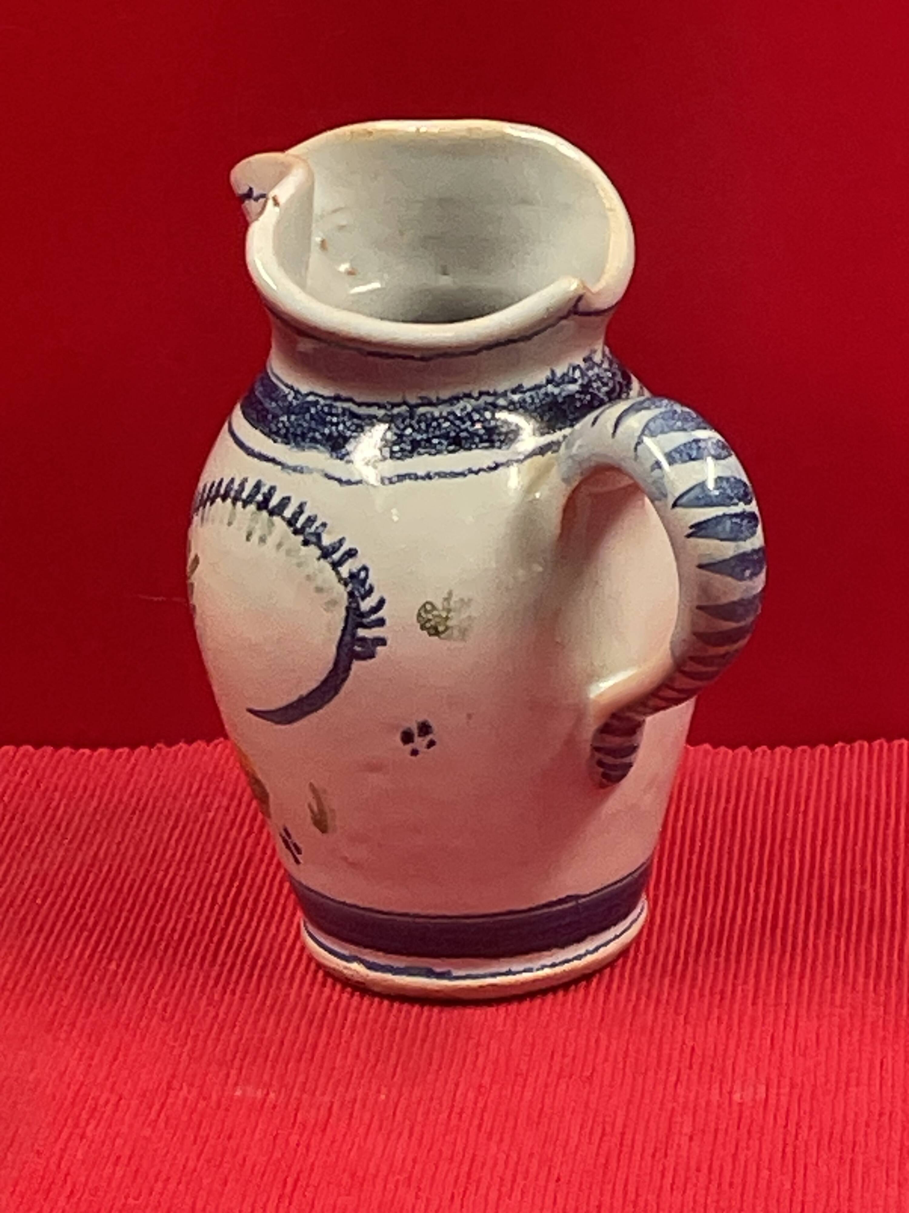 Pornic, Malicorne, Quimper!, Milk jug H 12.5 cm