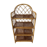 Rattan shelf