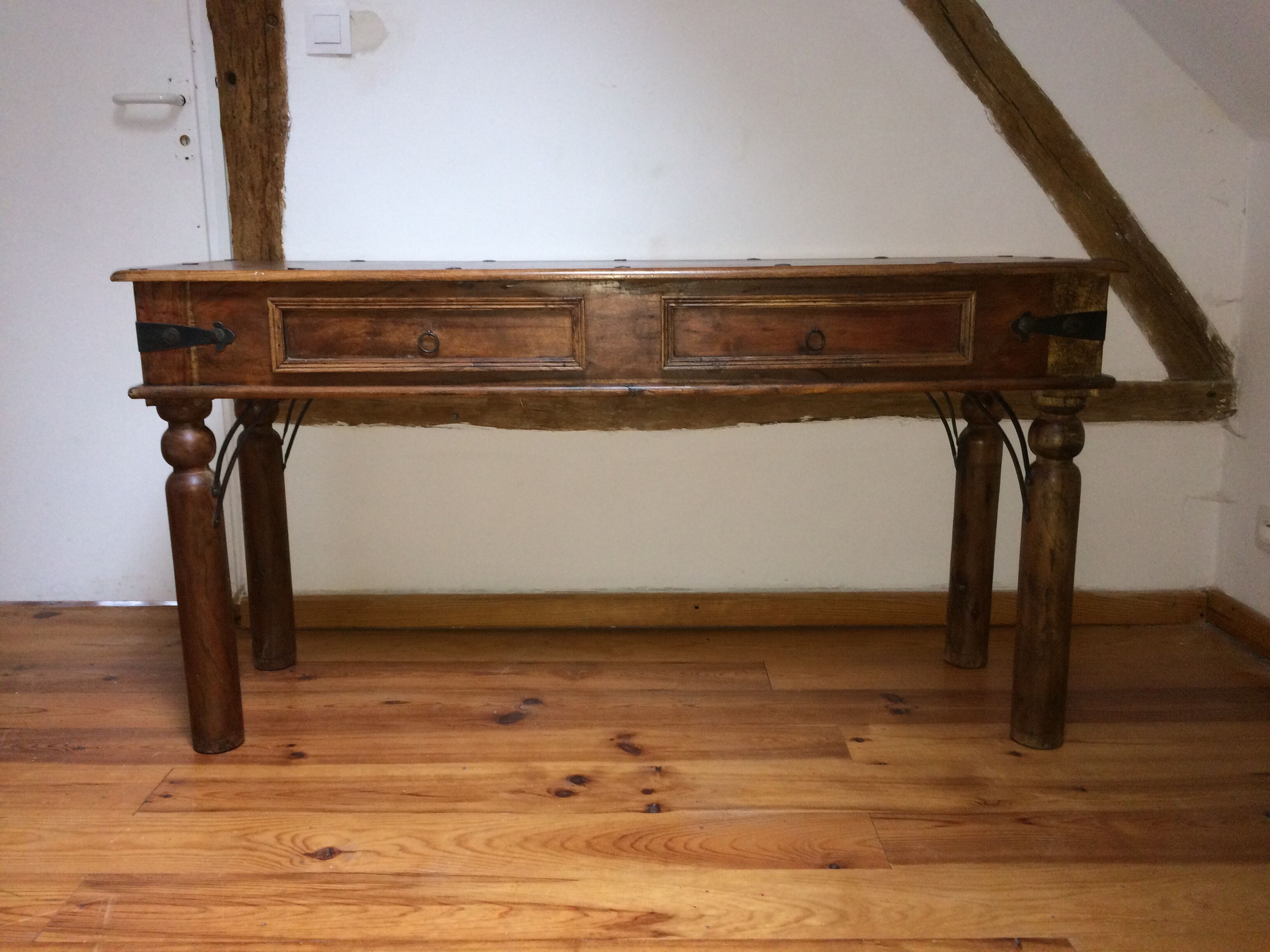 Bois bois massif long with fers