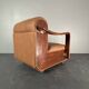 Midcentury brutalist embassy lounge or easy low club chair, 1960s