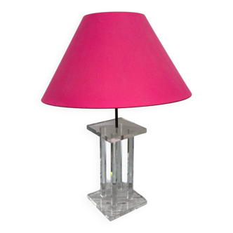 Lampe plexiglas David Lange 1970