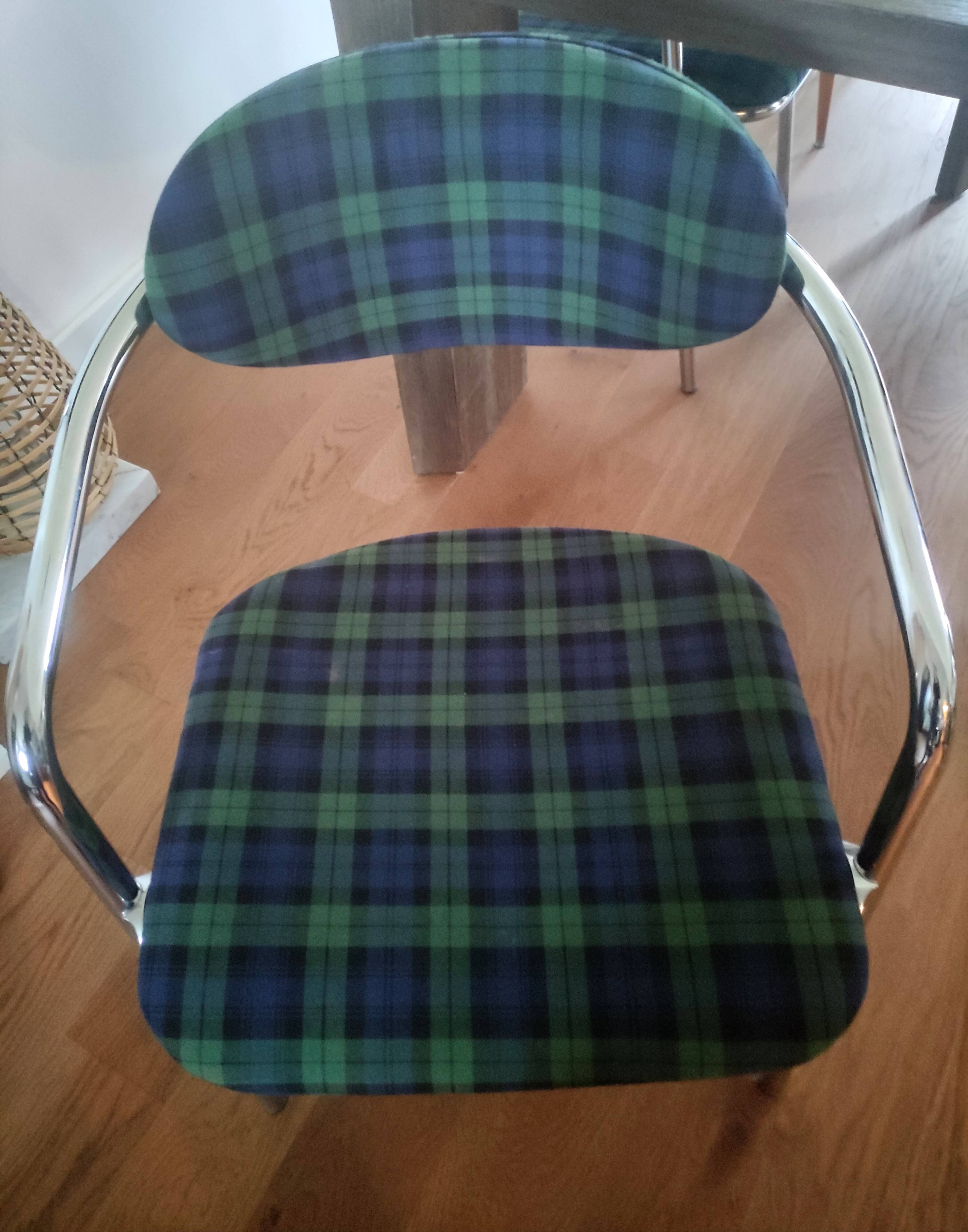 Tubular chairs from the 70s