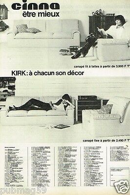 Cinna armchair model Kirk 70s