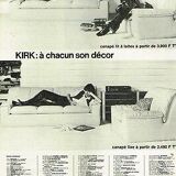 Cinna armchair model Kirk 70s