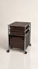 USM Haller wheeled cabinet, storage for hanging files.