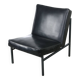 Fauteuil lounge vintage noir de Stol Kamnik, 1960s