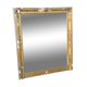 19th century empire mirror with gilded frame 100x115cm