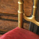 Chaise Napoléon III style Chiavari en bois doré