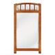 Art Deco mirror in solid wood with facet cut mirror, 1930s