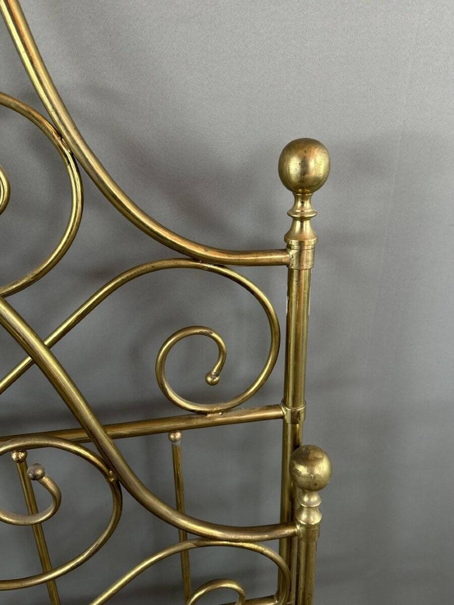 Brass bed, 20th century