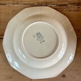 7 Saint Amand iron earth soup plates