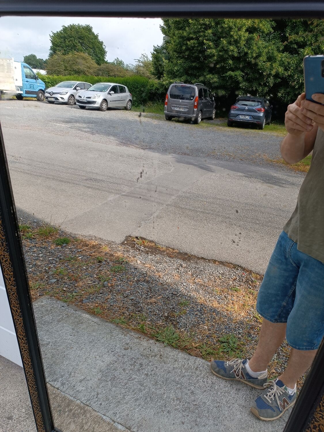 Antique Louis Philippe mirror 143/84 cm