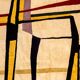 Handwoven wool tapestry with colourful geometric design. 2026.