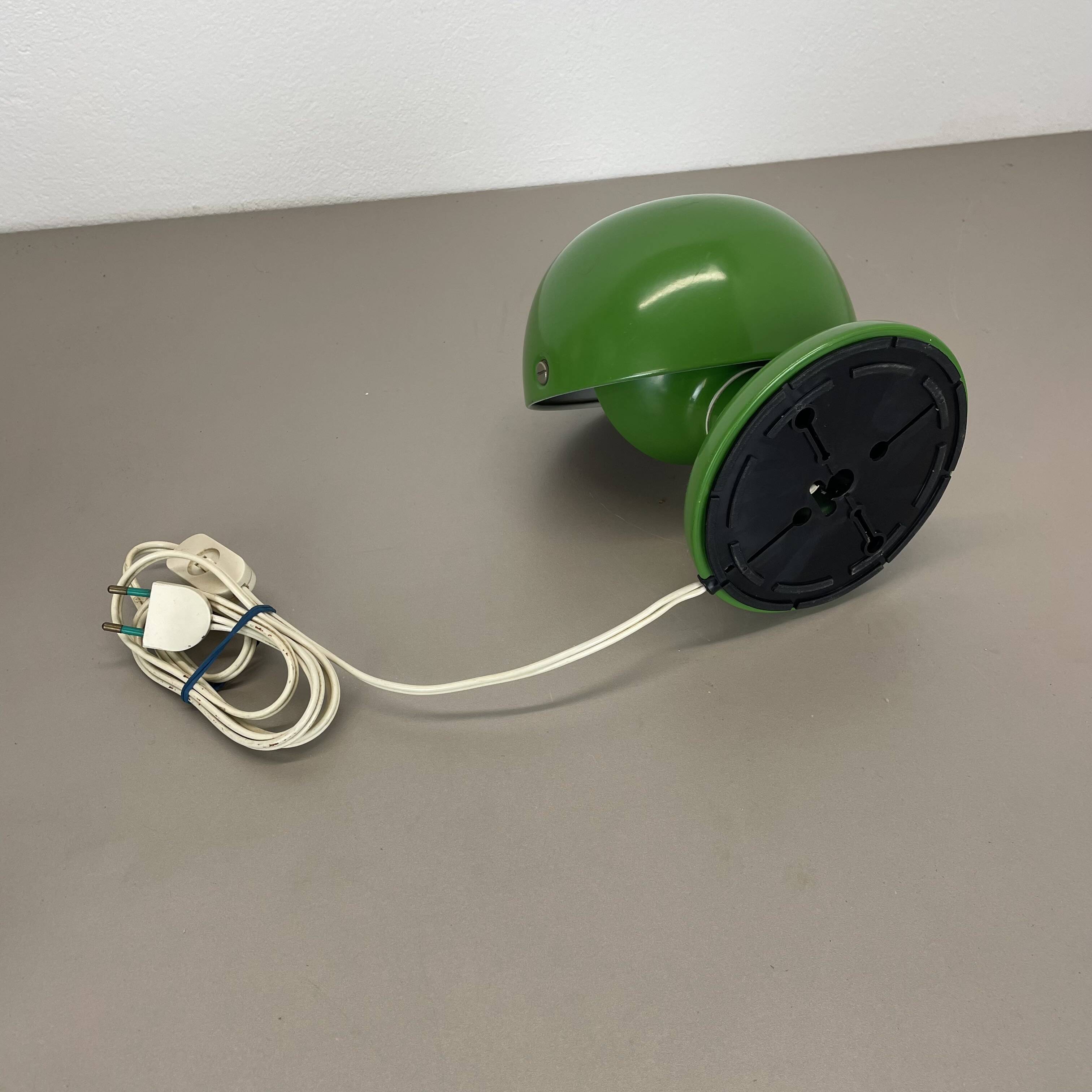 rare green model "Junker" Table Lamp by Afra & Tobia Scarpa for Flos, Italy