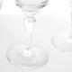 Set of 4 mismatched, crystal wine glasses