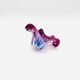 Sculptural bowl by Josef Hospodka, Bohemian Crystal, Chribska, circa 1960.