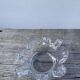 Bougeoir en cristal chauffe plat en verre Cristallerie Lorraine