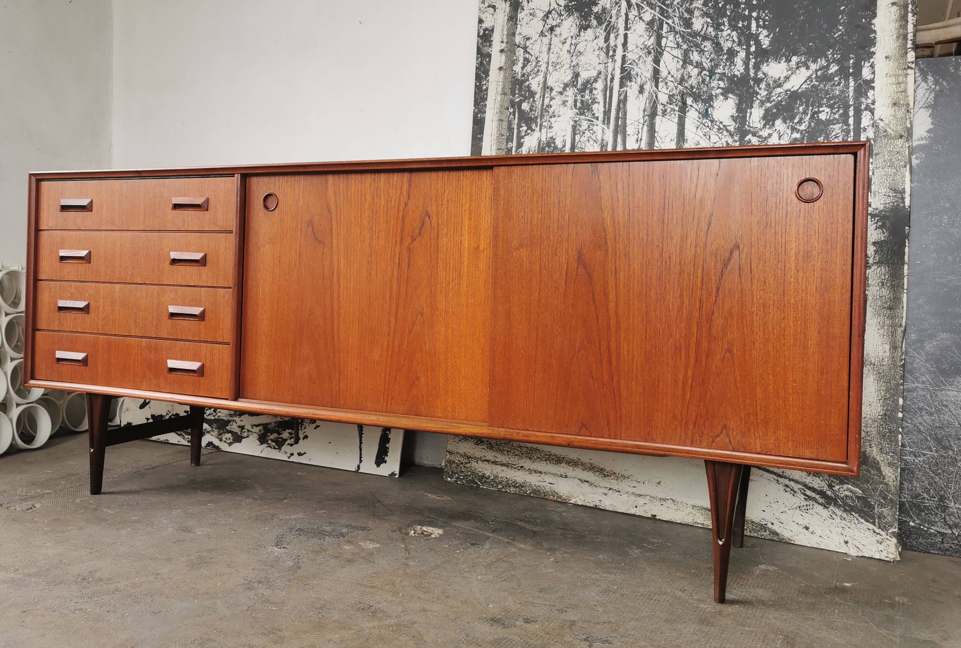 Scandinavian teak sideboard