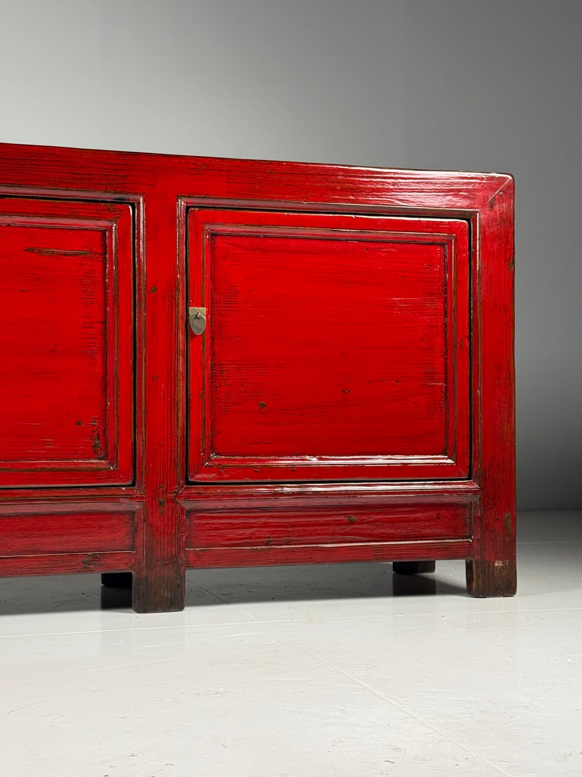 Chinese sideboard red