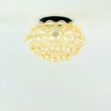 Grand plafonnier en verre à bulles de style Mid-Century Modern par H. Tynell, années 1970