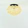Large Mid-Century Modern Bubble Glass Ceiling Light by H. Tynell, 1970s