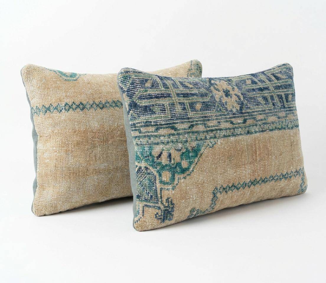 Set of 2 vintage Turkish cushion covers 41x61 cm