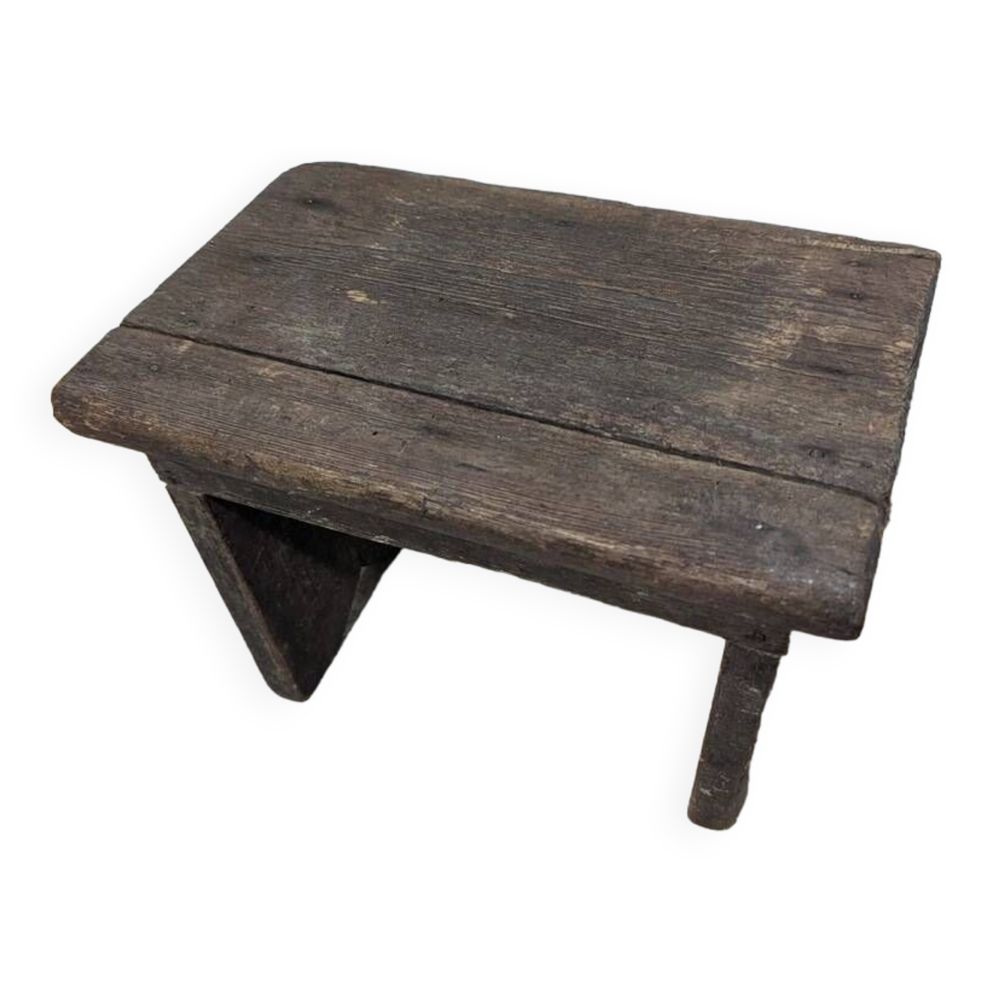 Small wooden stool / footrest