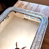 Antique Louis-Philippe mirror "Sidonie" – Art Nouveau decor