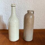 Pair of old stoneware bottles - Ciry le Noble