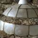 Lustre en nacre et laiton