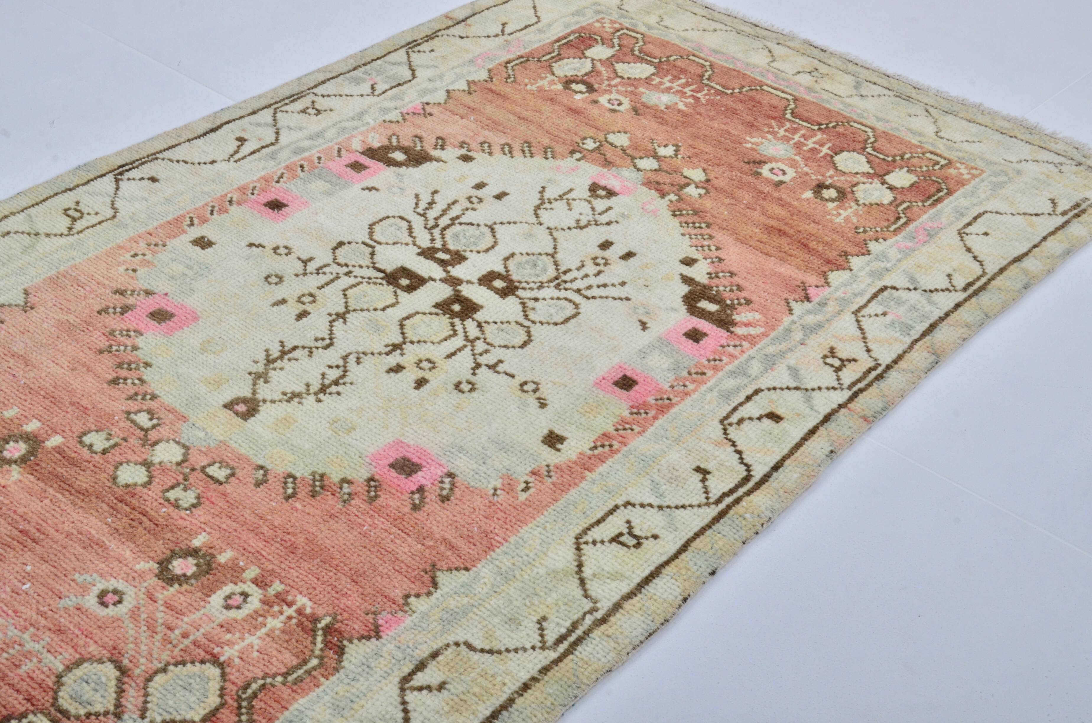 Turkish Oushak handmade rug sku 3555