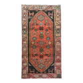 Tapis vintage tissé à la main insolite - Tribal avec motifs animaux