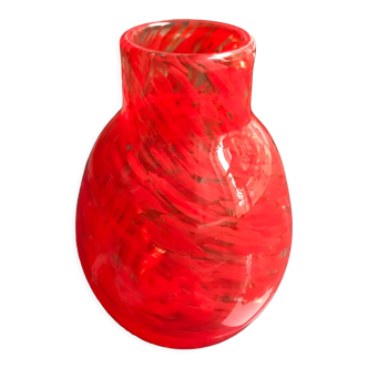 Vase, art glassware of Soisy-Sur-Seine