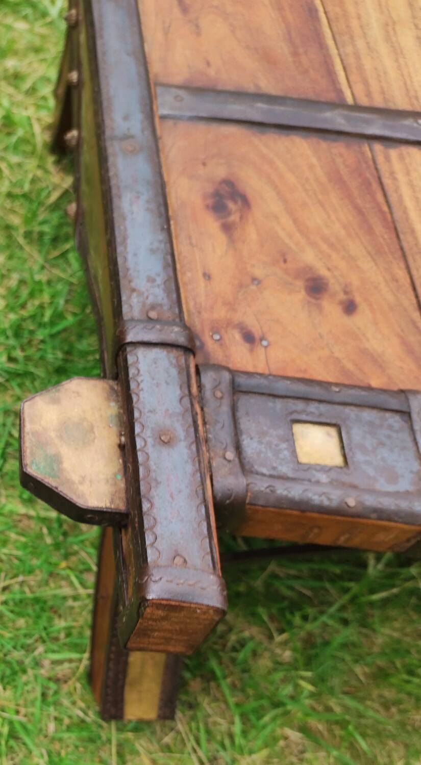 Vintage Indian coffee table "Ganga Jamuna" - Rajasthan