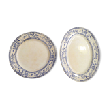 Pair of Creil & Montereau dishes
