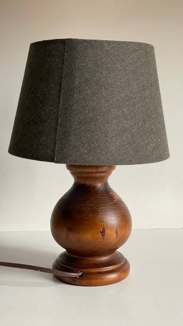 Solid Wood Lamp in a Country Style