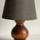 Solid Wood Lamp in a Country Style