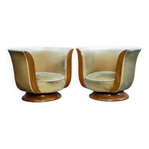 paire de fauteuils art