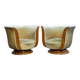 Pair of Art Deco armchairs 1930 "Le Malandre"