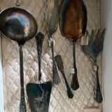 Cutlery set marly silver metal by christoffle