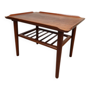 Table basse en teck scandinave